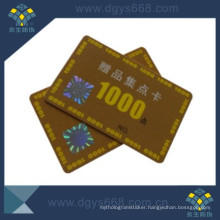 Hot Stamping Hologram Security Paper Card